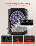 Elektroninė smiginio lenta su spalvotu LED ekranu (45 žaidimai, iki 8 žaidėjų) - Image 4
