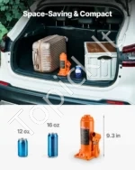 Hidraulinis butelinis keltuvas (high-lift hydraulic bottle jack) 10 tonų,  - Image 5