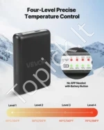 Įkraunamos šildomos kojinės su 6000 mAh baterija ir programėlės valdymu (Universalus dydis, ES 38–48) - Image 3