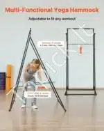 Joga stovas su hamaku iki 200 kg, reguliuojamas oro jogos rėmas - Image 5