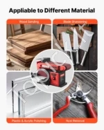 Juostinė ir diskinė šlifavimo staklės 400W – kombinuotas medžio apdirbimo įrenginys su 101,6 x 914,4 mm juosta - Image 5
