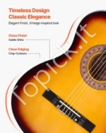 Klasikinė medinė gitara pradedantiesiems 960 mm (Sunburst) - Image 5