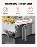 Komercinis elektrinis maisto šildytuvas 1500W, nerūdijančio plieno - Image 5