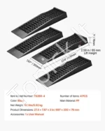 Komplektas iš 4 žemų profilių automobilio serviso rampų (9072 kg bendroji masė / 65 mm kėlimo aukštis) - Image 7