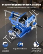 Kryžminiai gręžimo staklių spaustuvai 152 mm (X-Y ašies) - Image 3