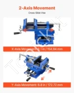 Kryžminiai gręžimo staklių spaustuvai 152 mm (X-Y ašies) - Image 4