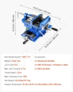 Kryžminiai gręžimo staklių spaustuvai 152 mm (X-Y ašies) - Image 7