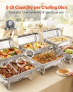 Maisto šildytuvas ( marmitas ) 9,9 l talpos 6 vnt. nerūdijančio plieno indas banketams - Image 3