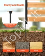 Medinė lauko tvorelė oro kondicionieriams ir šiukšlių dėžėms paslėpti, 1219 x 1244 x 1219 mm, iš 2 plokščių - Image 4