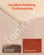 Medinis perkusinis cajon būgnelis 305 x 305 x 430 mm, su vidinėmis gitaros stygomis ir kelioniniu krepšiu - Image 5