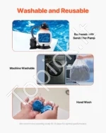 Mėlyni baseino filtro kamuoliukai smėlio filtrams 1,8 kg (daugkartinio naudojimo) - Image 4
