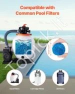 Mėlyni baseino filtro kamuoliukai smėlio filtrams 1,8 kg (daugkartinio naudojimo) - Image 5