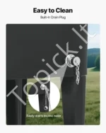 Mobili šaldymo dėžė-vežimėlis 75,71 l (talpina iki 50 butelių / 110 skardinių) - Image 6