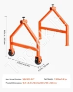Mobilus kabelių ir laidų ritinių stovas iki 76 cm skersmens 460 x 135 x 420 mm - Image 7