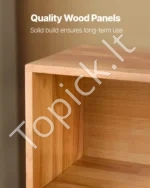 Montessori vaikiška bokhylle ir žaislų organizatorius 870 mm, 90 x 30 x 60 cm - Image 6
