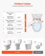 Neelektrinis unitazo bidė priedas su karšto ir šalto vandens maišytuvu bei dvigubais purkštukais (ultralieknas) - Image 5