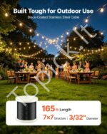 Nerūdijančio plieno lynas 50,3 m ilgio 2,38 mm skersmens 304 markės - Image 2