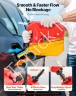 Nešiojamas degalų bakas 5 l su laikikliu ir piltuvu, raudonas - Image 4