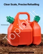 Nešiojamas degalų ir alyvos bakelis 6 L + 1,9 L su piltuvėliu 350 x 150 x 310 mm - Image 6