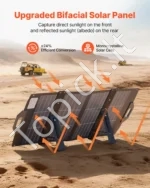 Sulankstomas saulės modulis 100 W, 16 BB N tipo dvifazis monokristalinis saulės modulis su įkrovikliu - Image 2