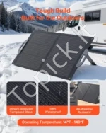 Sulankstomas saulės modulis 100 W, nešiojamas saulės įkroviklis, 24 % efektyvumas - Image 5