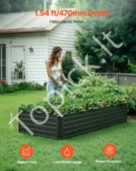Pakelta sodo lysvė 2032 x 1016 x 470  mm, cinkuoto metalo daržas daržovėms ir gėlėms sode bei kieme - Image 2