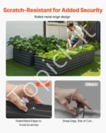 Pakelta sodo lysvė 2032 x 1016 x 470  mm, cinkuoto metalo daržas daržovėms ir gėlėms sode bei kieme - Image 4