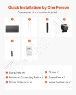 Pakelta sodo lysvė 2032 x 1016 x 470  mm, cinkuoto metalo daržas daržovėms ir gėlėms sode bei kieme - Image 5