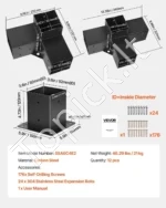 Pergolės kampinių jungčių rinkinys SSA6C4E2, 92 x 92 mm, 21 kg, 12 vnt. - Image 7