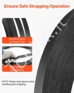 Plieninė pakavimo juosta / ritinys, 19 mm x 0.55 mm x 500 m - Image 5