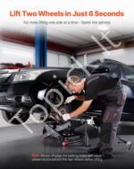 Pneumatinis automobilinis keltuvas 3 tonų, 550 mm maksimalus aukštis - Image 2