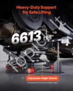 Pneumatinis automobilinis keltuvas 3 tonų, 550 mm maksimalus aukštis - Image 4