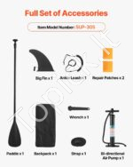 Pripučiamas irklentės rinkinys SUP 3,05 m x 84 cm (storis 15 cm) - Image 7