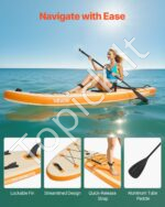 Pripučiamas irklentės rinkinys SUP su sėdyne 3,23 m x 84 cm (storis 15 cm) - Image 4