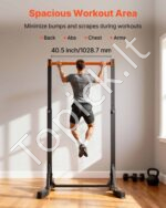 Nešiojamas prisitraukimų skersinis su 150 kg keliamąja galia, laisvai pastatomas - Image 2