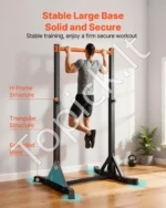 Nešiojamas prisitraukimų skersinis su 150 kg keliamąja galia, laisvai pastatomas - Image 4