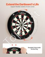 Profesionalus smiginio lentos rinkinys (451 mm, su 6 smiginio strėlytėmis) - Image 4