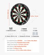 Profesionalus sisalio smiginio taikinys 450 mm (savaime atsinaujinantis pluoštas) - Image 7