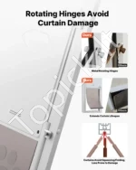 Reguliuojamos gyvūnų durelės 2311-2439 mm – aliuminio rėmo įdėklas - Image 3
