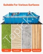 Stačiakampis 4,88 x 9,75 m baseino dugno kilimėlis (16 x 32 ft, 180g/m²) - Image 6
