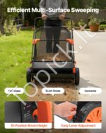 Stumiama vejos šluota 66 cm (lapų ir žolės surinkėjas su 198 l krepšiu) - Image 4