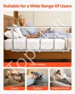 Sulankstomas lovos turėklas senjorams apsauginė rankena su dirželiu 1220 x 805 x 445 mm - Image 6