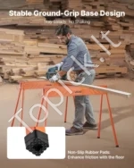 Sulankstomi darbiniai ožiai 2 vnt. – tvirtas 300 kg talpos suoliukas medienos apdirbimui - Image 5