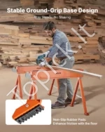 Sulankstomi darbiniai ožiai 2 vnt. – tvirtas 600 kg talpos suoliukas medienos apdirbimui 1085 x 550 x 730 mm - Image 5
