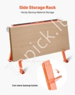 Sulankstomi darbiniai ožiai 2 vnt. – tvirtas 600 kg talpos suoliukas medienos apdirbimui 1085 x 550 x 730 mm - Image 6