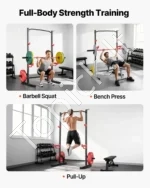 Svorio treniruoklis krepšys namų sporto salei jėgos pratimams ir štangos treniruotėms 205 cm aukščio iki 453,6 kg - Image 2