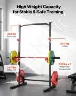 Svorio treniruoklis krepšys namų sporto salei jėgos pratimams ir štangos treniruotėms 205 cm aukščio iki 453,6 kg - Image 3