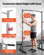 Svorio treniruoklis krepšys namų sporto salei jėgos pratimams ir štangos treniruotėms 205 cm aukščio iki 453,6 kg - Image 4