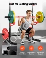 Svorio treniruoklis krepšys namų sporto salei jėgos pratimams ir štangos treniruotėms 205 cm aukščio iki 453,6 kg - Image 6