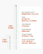 Teleskopinis medžių genėtuvas 215–809 cm su žirklėmis ir pjūklu - Image 7